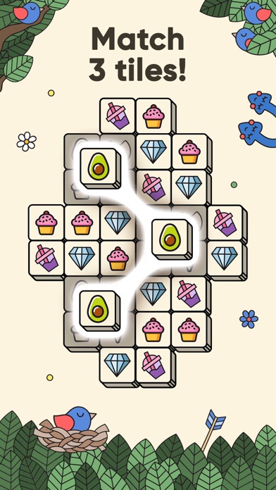 3 Tiles Connect Tile Matching official store screenshot 1