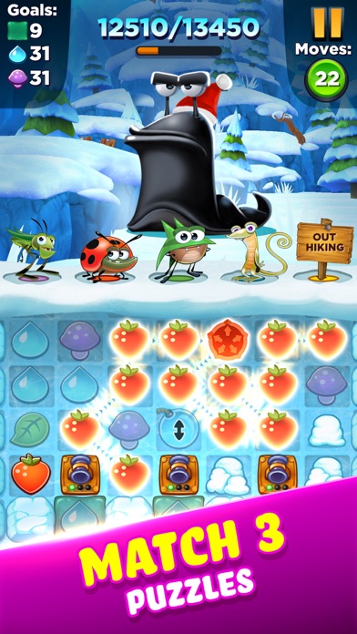 Best Fiends Match 3 Puzzles official store screenshot 1