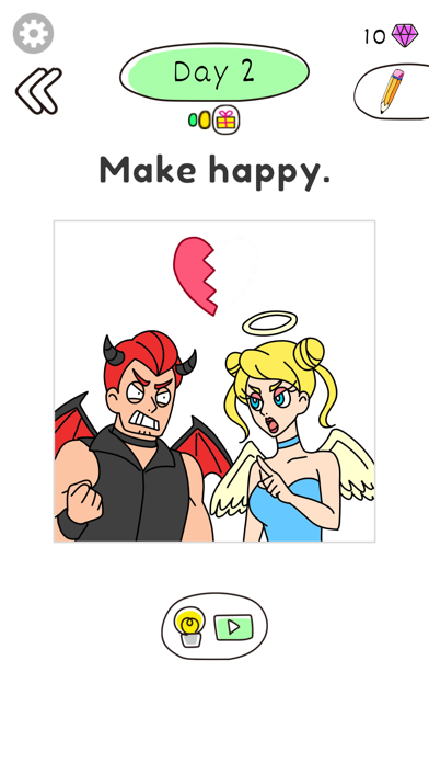 Draw Happy Angel Puzzle Game official store screenshot 2