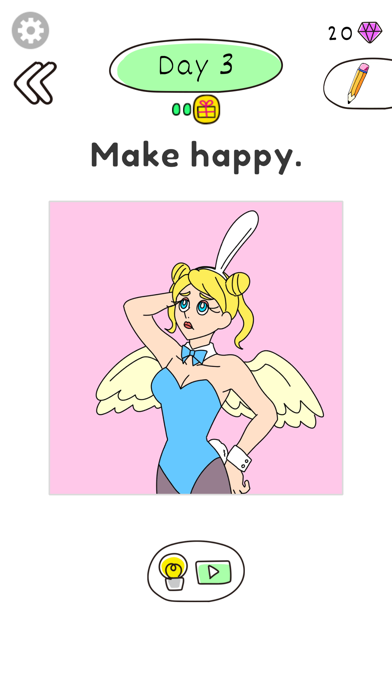 Draw Happy Angel Puzzle Game official store screenshot 3