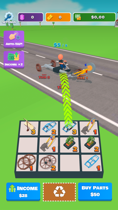 Idle Racer Tap Merge Race official store screenshot 1