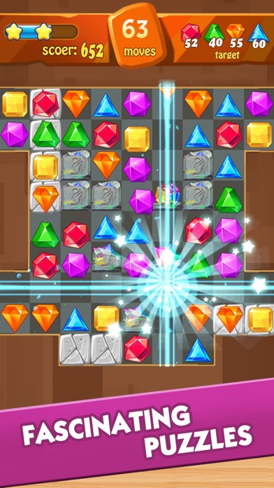 Jewel Fever Match 3 Games official store screenshot 1