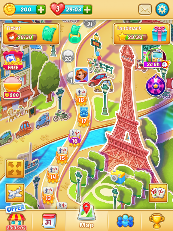 Mahjong City Tours Tile Match official store screenshot 3