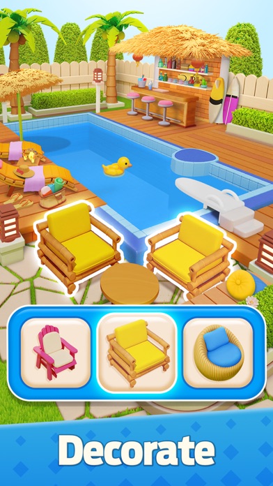 Mergedom Home Design Merge official store screenshot 2