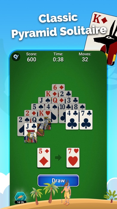 Pyramid Solitaire Card Games official store screenshot 1