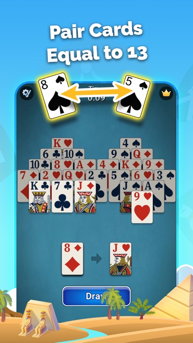 Pyramid Solitaire Card Games official store screenshot 3