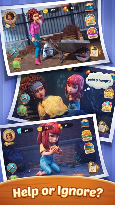 Seaside Escape Merge Story official store screenshot 1