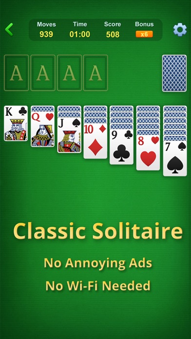 Solitaire Classic Puzzle Game official store screenshot 1