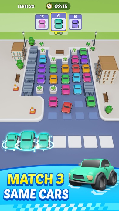 Triple Car Jam 3d Car Parking official store screenshot 2