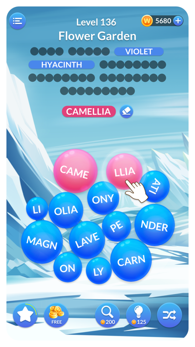Word Serenity Fun Brain Game official store screenshot 2