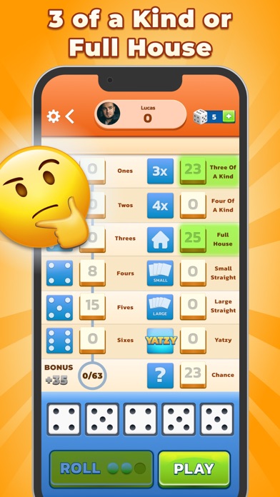 Yatzy The Classic Dice Game official store screenshot 2