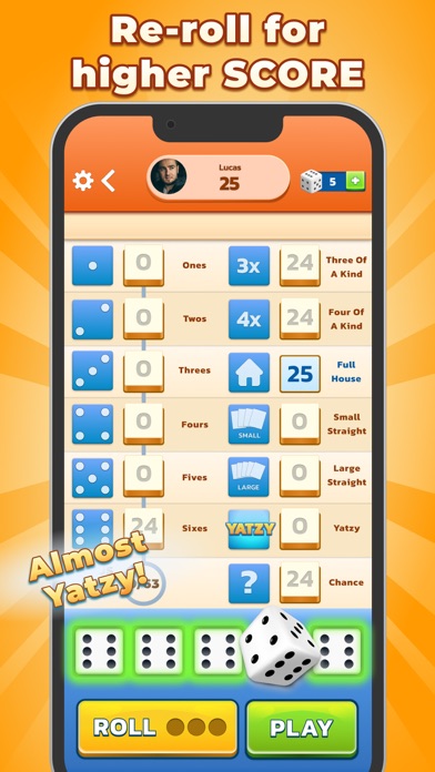 Yatzy The Classic Dice Game official store screenshot 3
