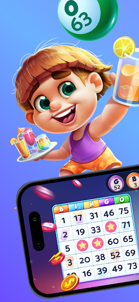 Bingo room play screenshot from the official store listing
