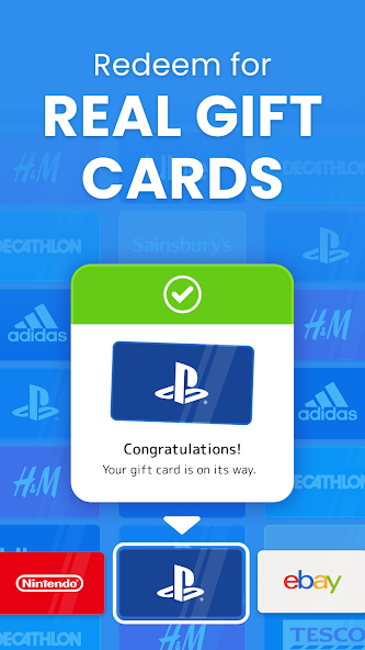 Reward catalog screenshot from the official store listing